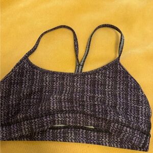 Lululemon Athletica Black and Purple Sports Bra